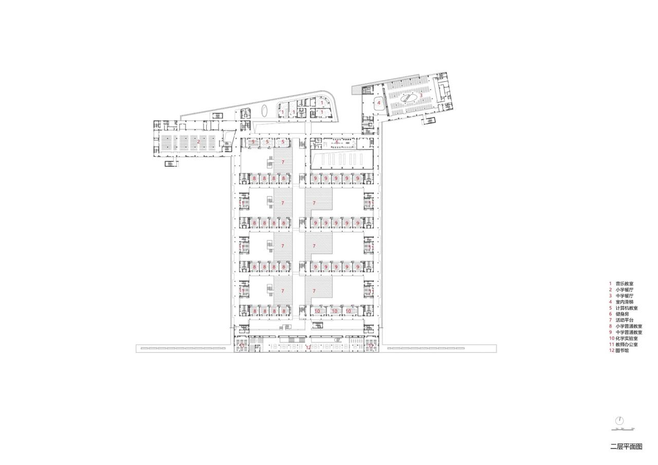 BIM建筑|苏州大学高邮实验学校 / 九城都市建筑