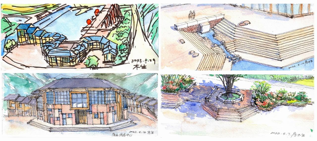 BIM建筑|龙形建筑：康县全域旅游游客集散中心 / 共生建筑Farmerson Architects