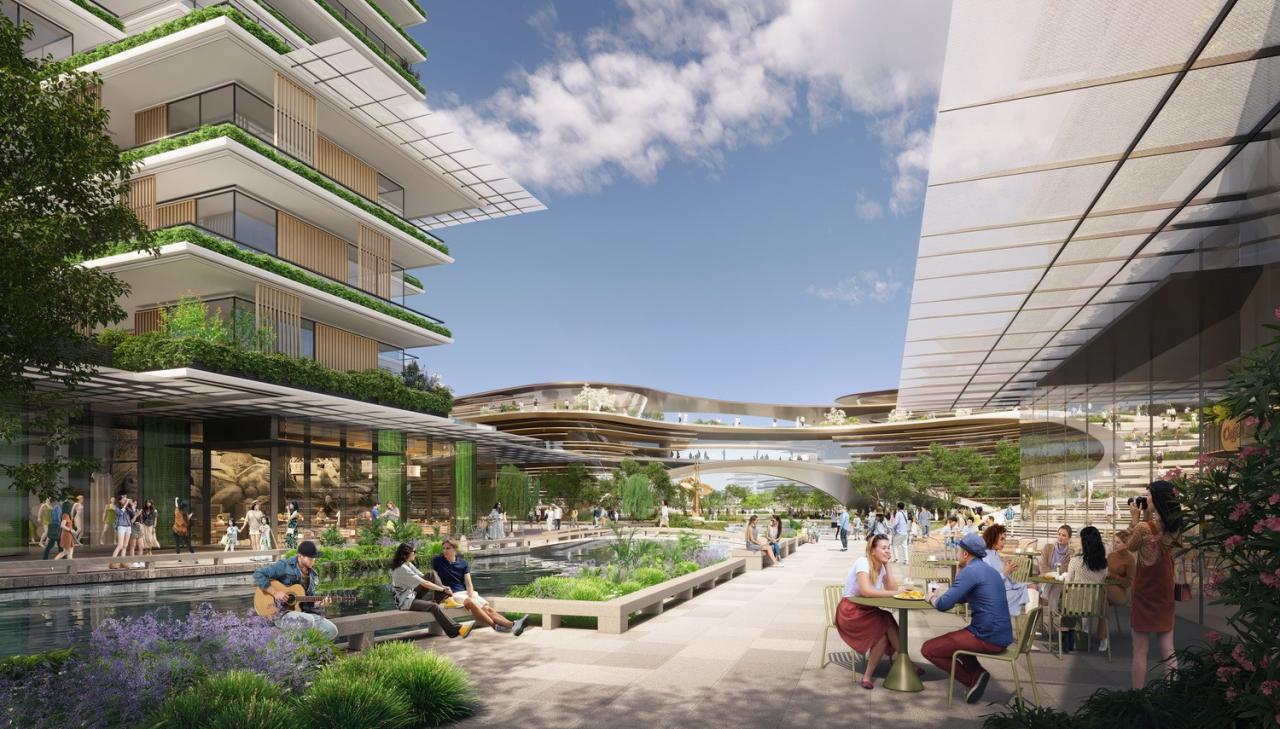 BIM建筑|水乡社区:上海西岑科创中心 / Foster + Partners