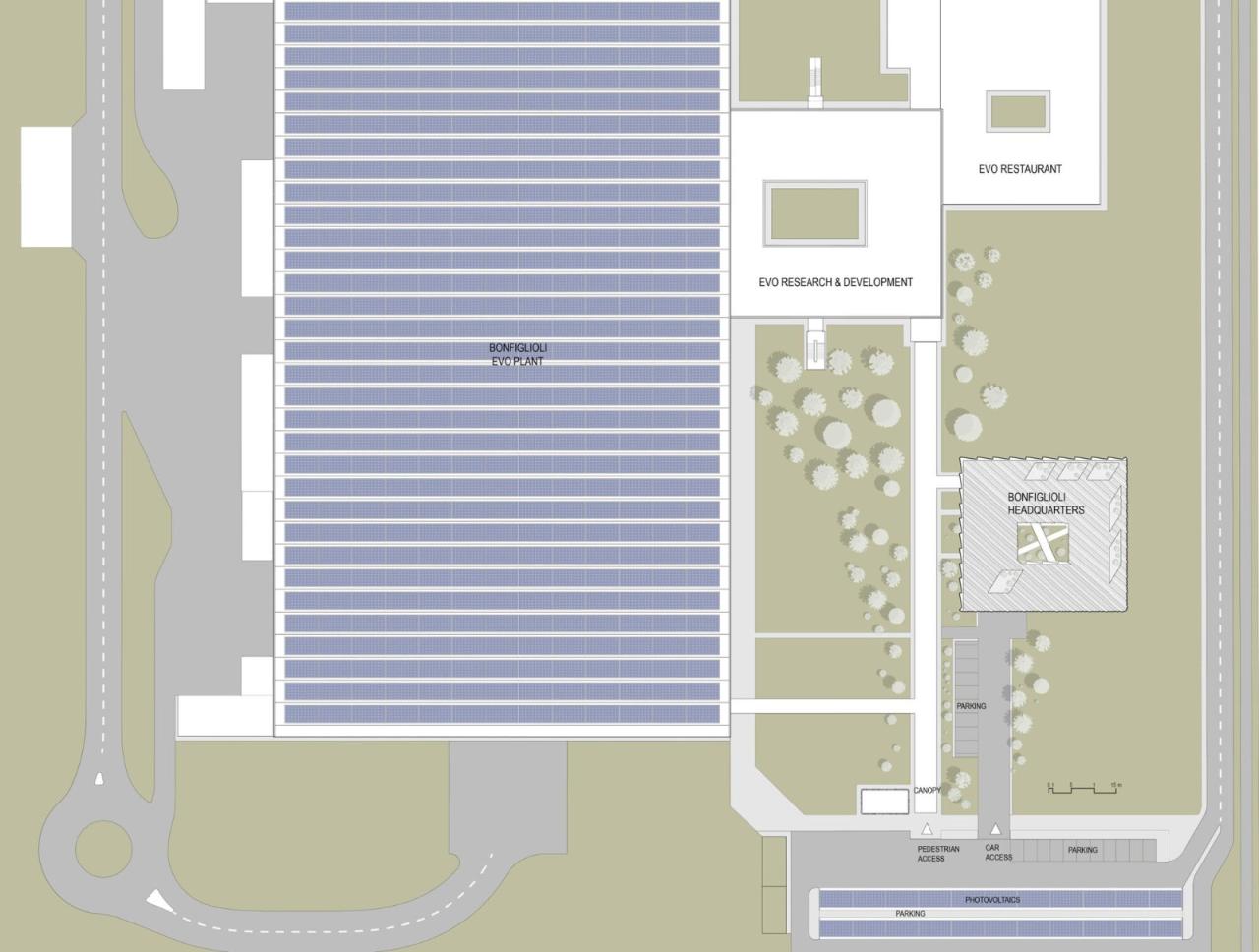 BIM建筑|第二外墙，Bonfiglioli 总部 / Peter Pichler Architecture