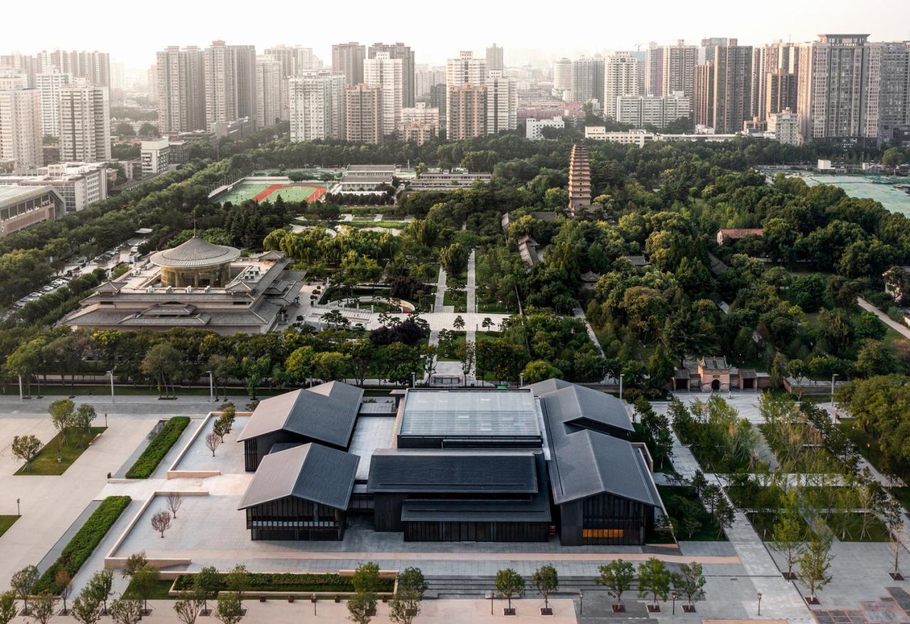 BIM建筑|安仁坊遗址展示厅与安仁驿馆 / 上海秉仁建筑师事务所