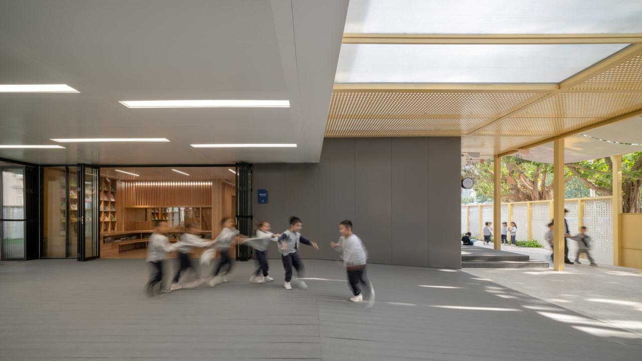 BIM建筑|新安海贝幼儿园改造 / 深圳对角线建筑设计