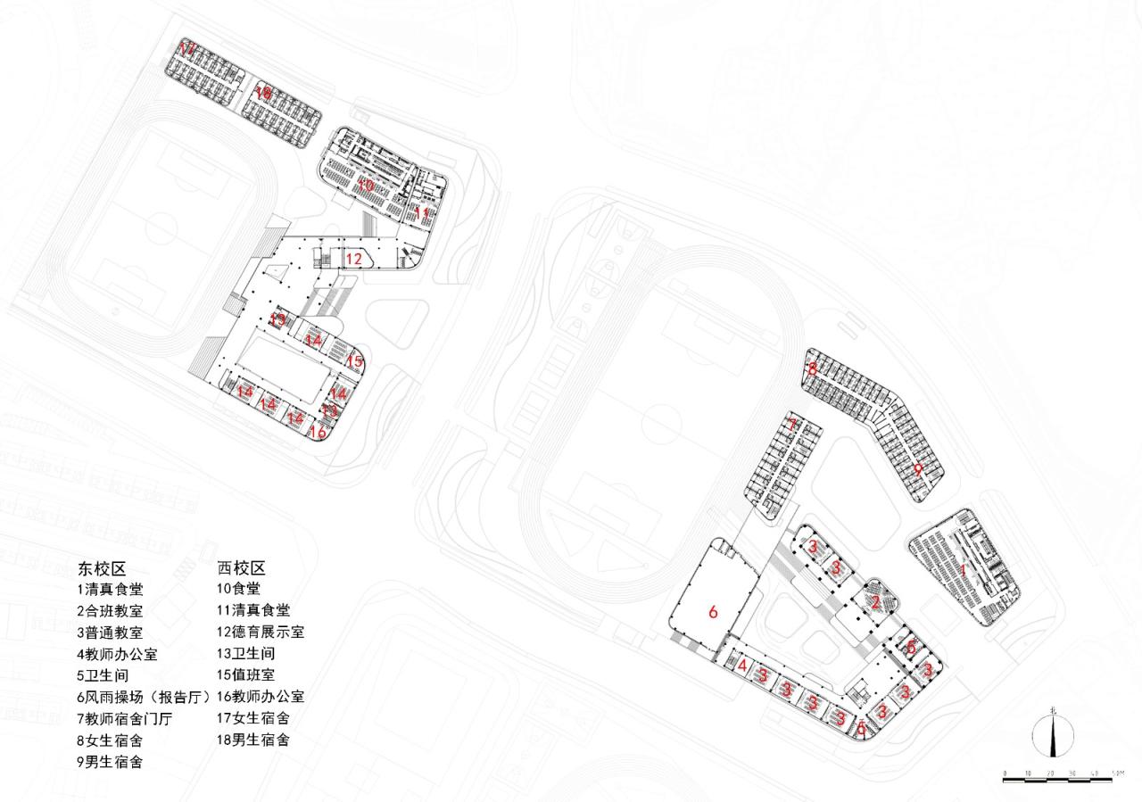 BIM建筑|在山边眺望云朵:云南省玉溪弘玉中学设计记 / 思序产教融合研究中心