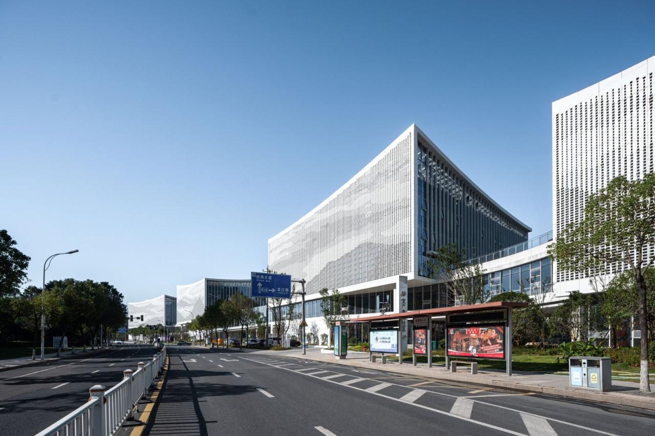 BIM建筑|温州高新文化广场 / 同济大学建筑设计研究院