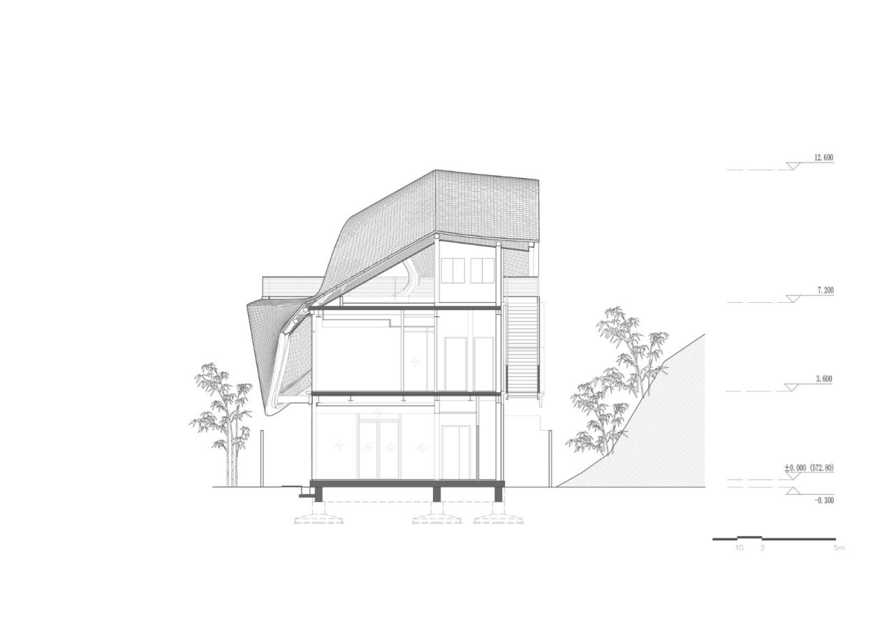 BIM建筑|“林盘云眼” 四川大邑乡村邻里中心 / 创盟国际