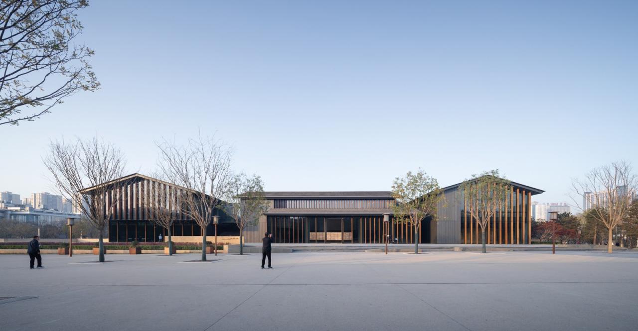 BIM建筑|安仁坊遗址展示厅与安仁驿馆 / 上海秉仁建筑师事务所