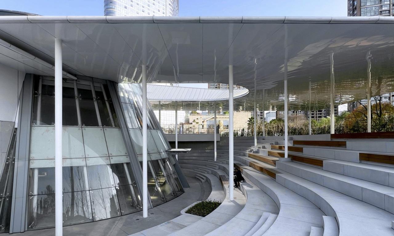 BIM建筑|杭州滨江公共空间·涧石驿与停云驿 / 同济原作设计工作室
