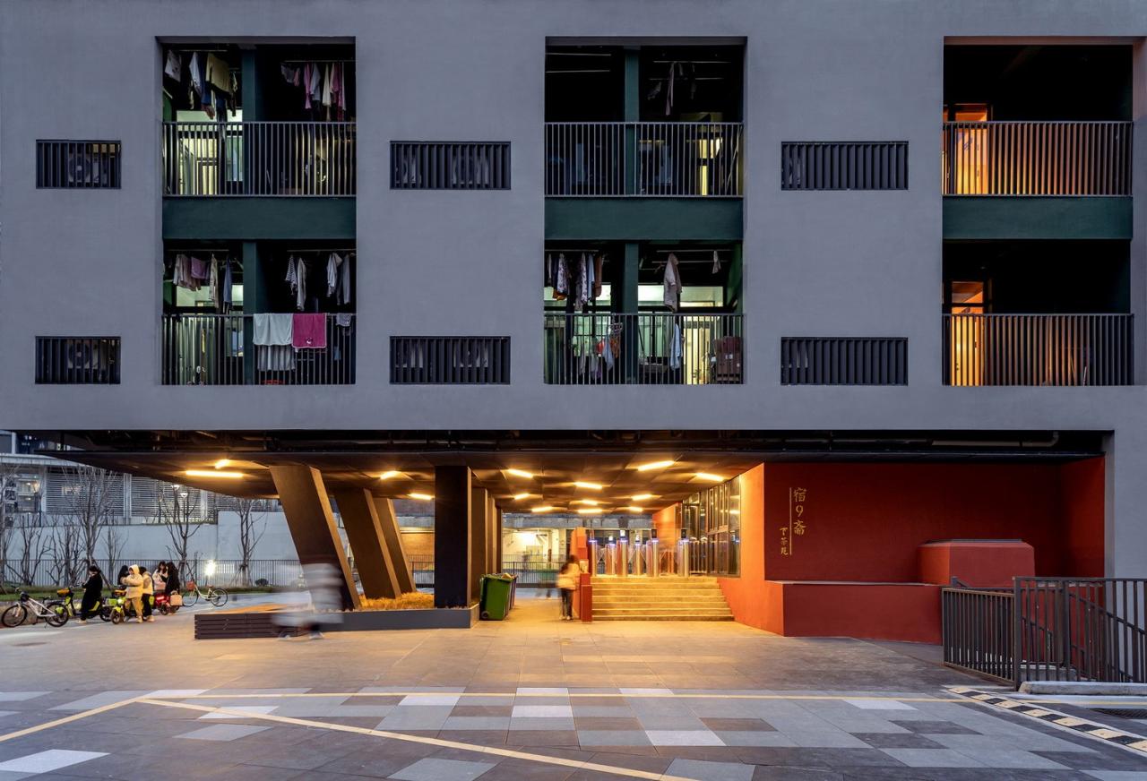 BIM建筑|景德镇艺术职业大学山谷学生公寓 / 清华大学建筑设计研究院