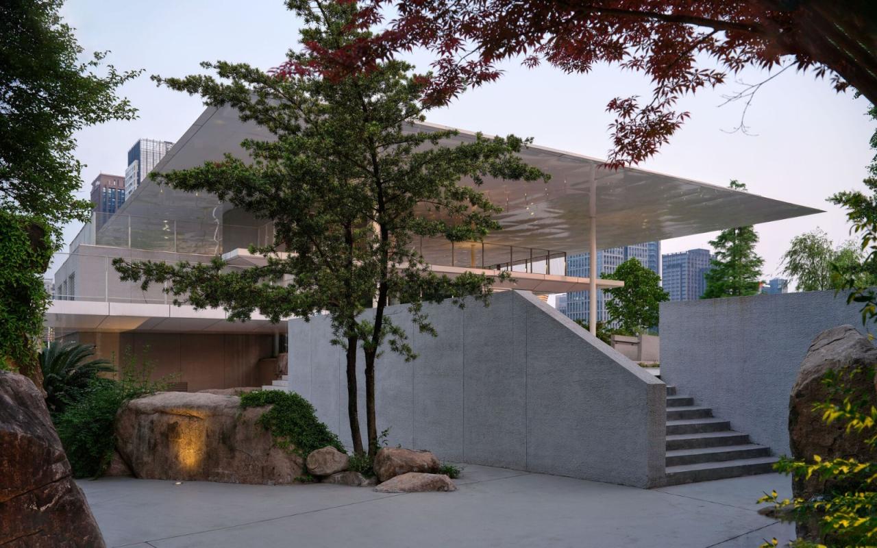 BIM建筑|杭州滨江公共空间·涧石驿与停云驿 / 同济原作设计工作室