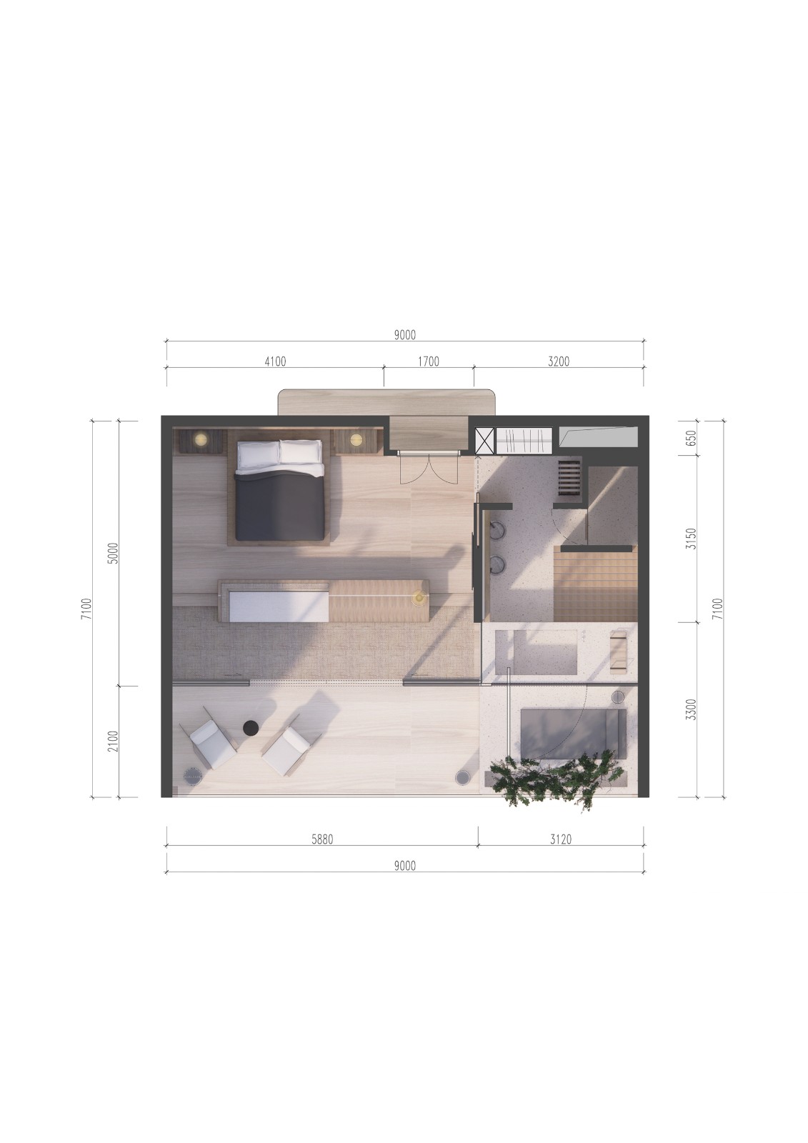 BIM建筑|安若云舍 / BUZZ庄子玉工作室