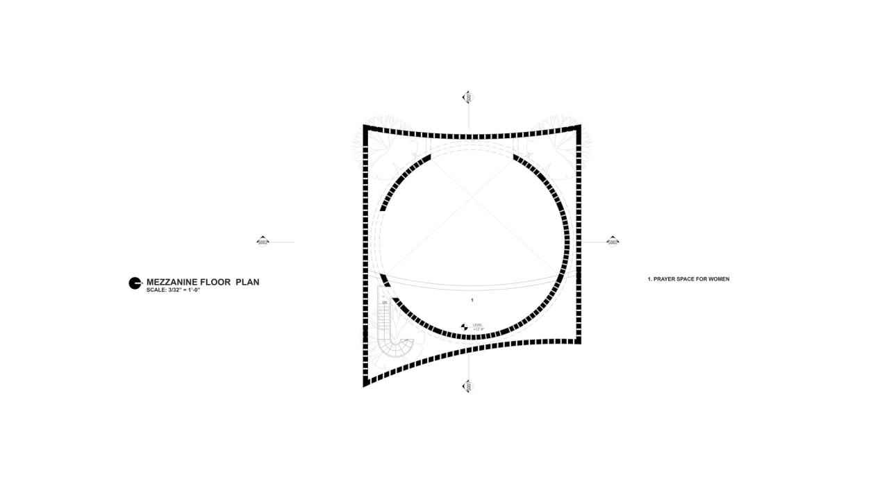 BIM建筑|泽本内萨清真寺 / Studio Morphogenesis