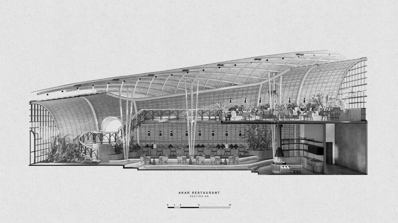 BIM建筑|Akar 餐厅 / Leon Design Agency