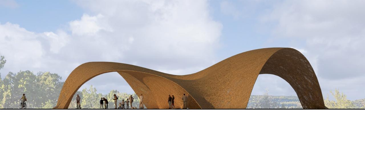 BIM建筑|‘蛹’入口展馆 / Cave Urban