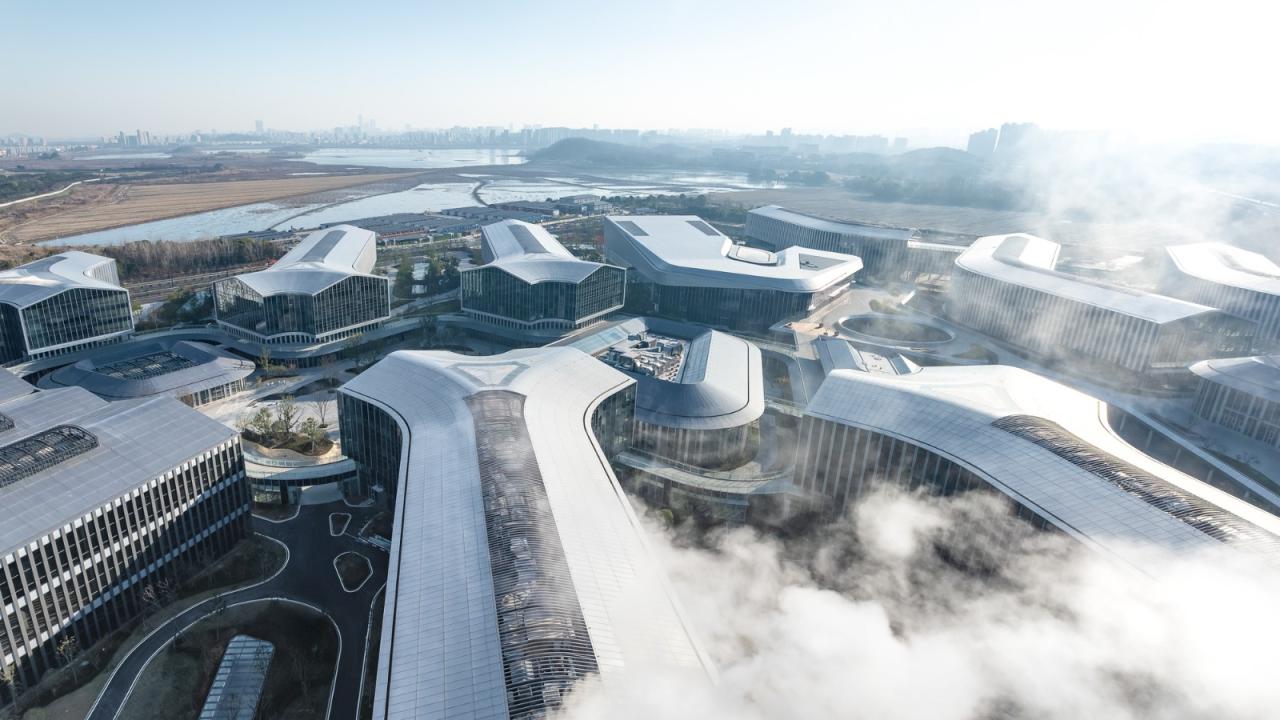 BIM建筑|阿里巴巴达摩院南湖园区 / Aedas