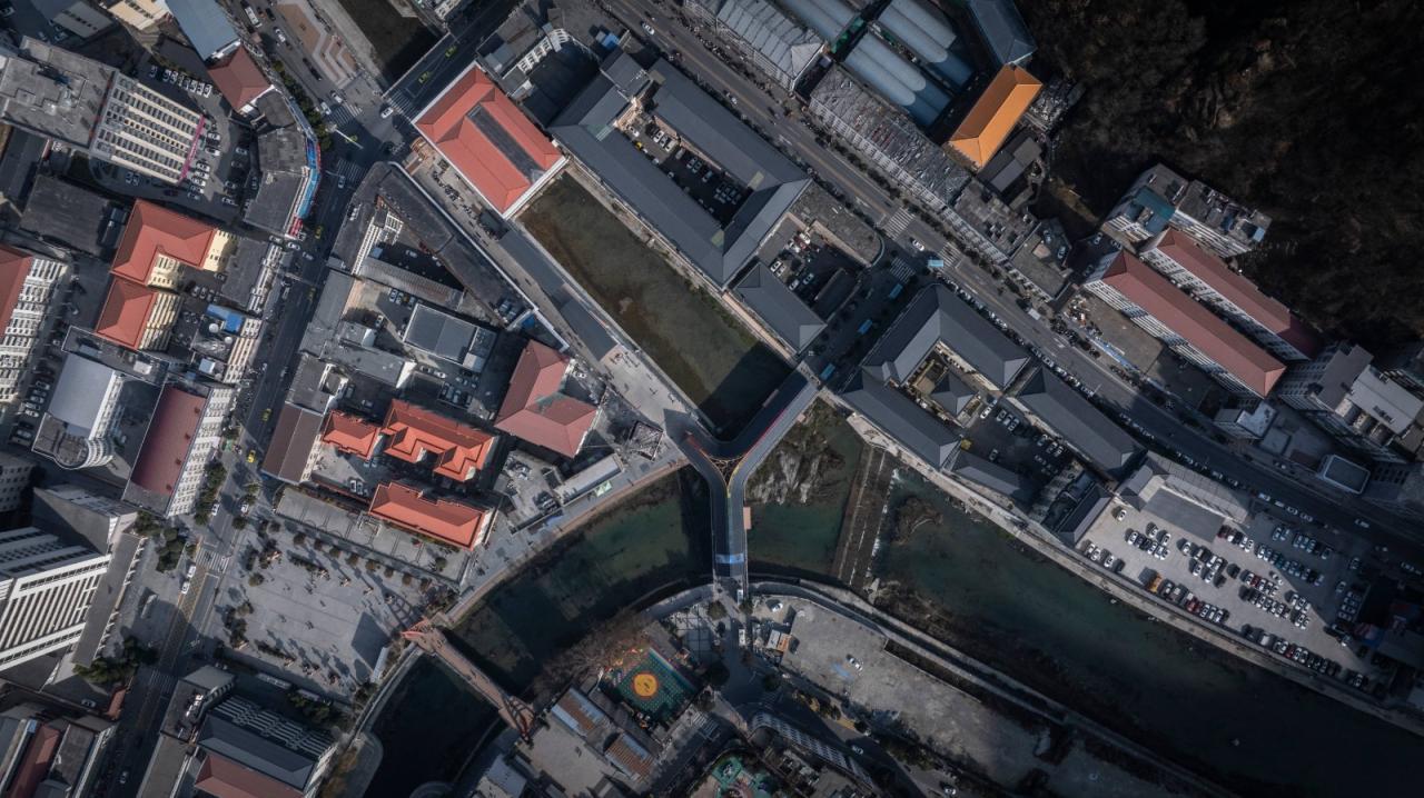 BIM建筑|康县新人字桥及周边商业街更新设计 / 三文建筑 何崴工作室