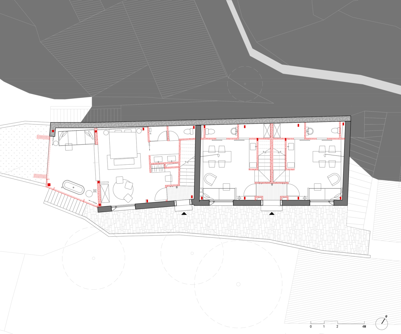 BIM建筑|崖居古村的新生：松阳•飞蔦集二期 / 孟凡浩-line+建筑事务所