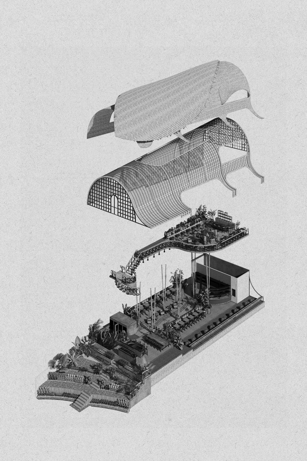 BIM建筑|Akar 餐厅 / Leon Design Agency