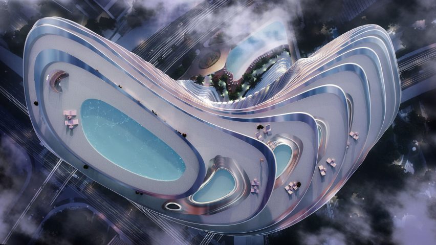 BIM建筑|豪车厂商布加迪设计第一座超高层住宅