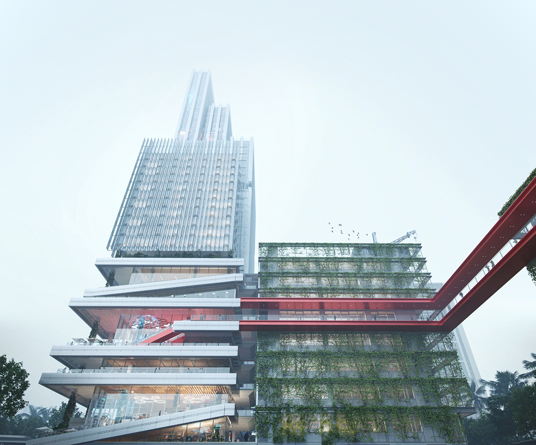 BIM建筑|中标候选方案：深圳宝安客运中心“工业上楼”项目 / SOPA祚诚建筑