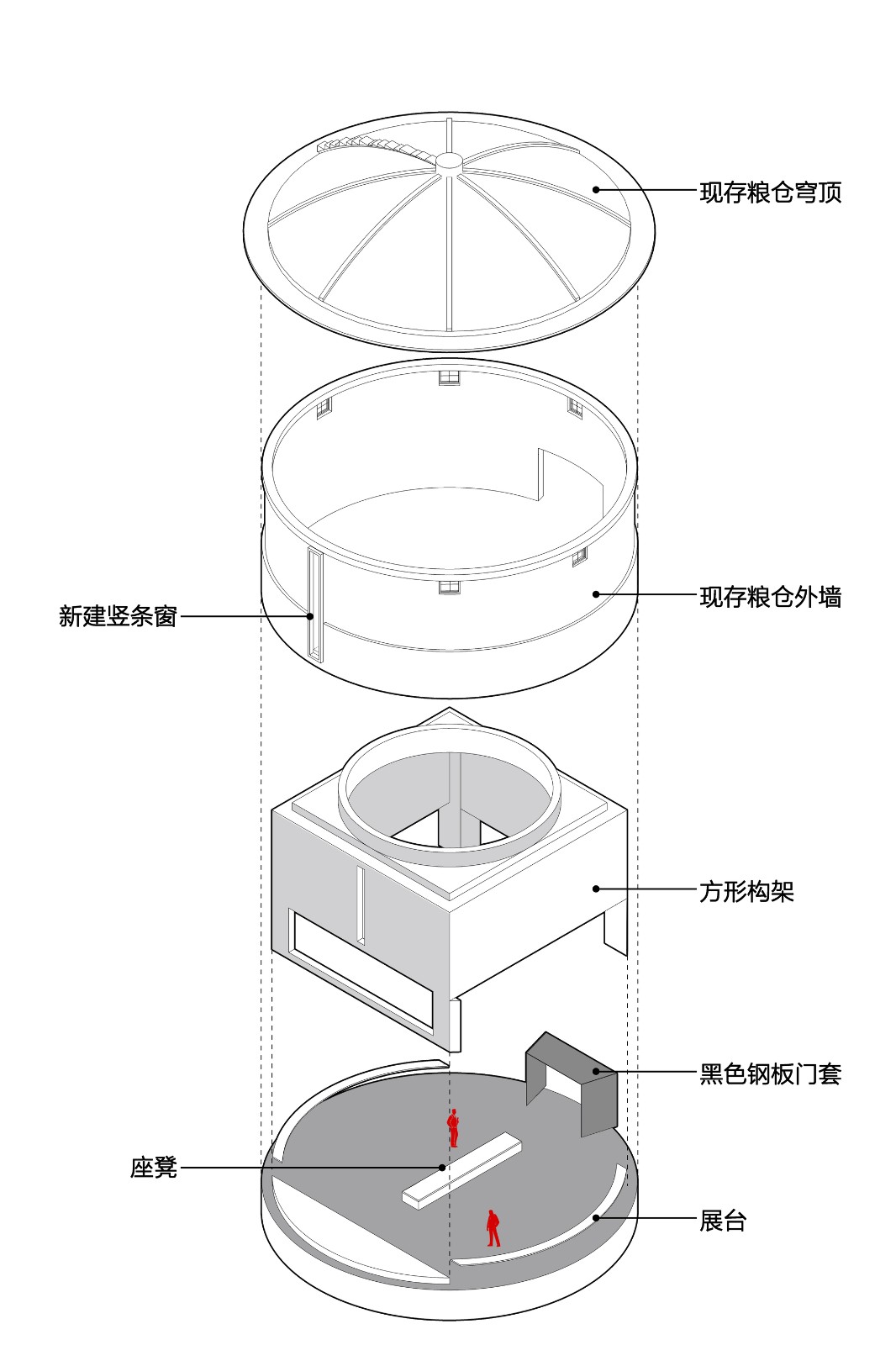 BIM建筑|先锋天下粮仓书店 / 东南大学建筑学院+艺合境建筑设计