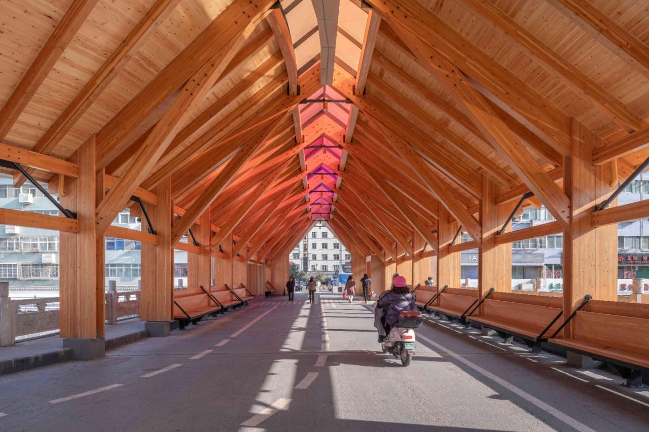 BIM建筑|康县新人字桥及周边商业街更新设计 / 三文建筑 何崴工作室