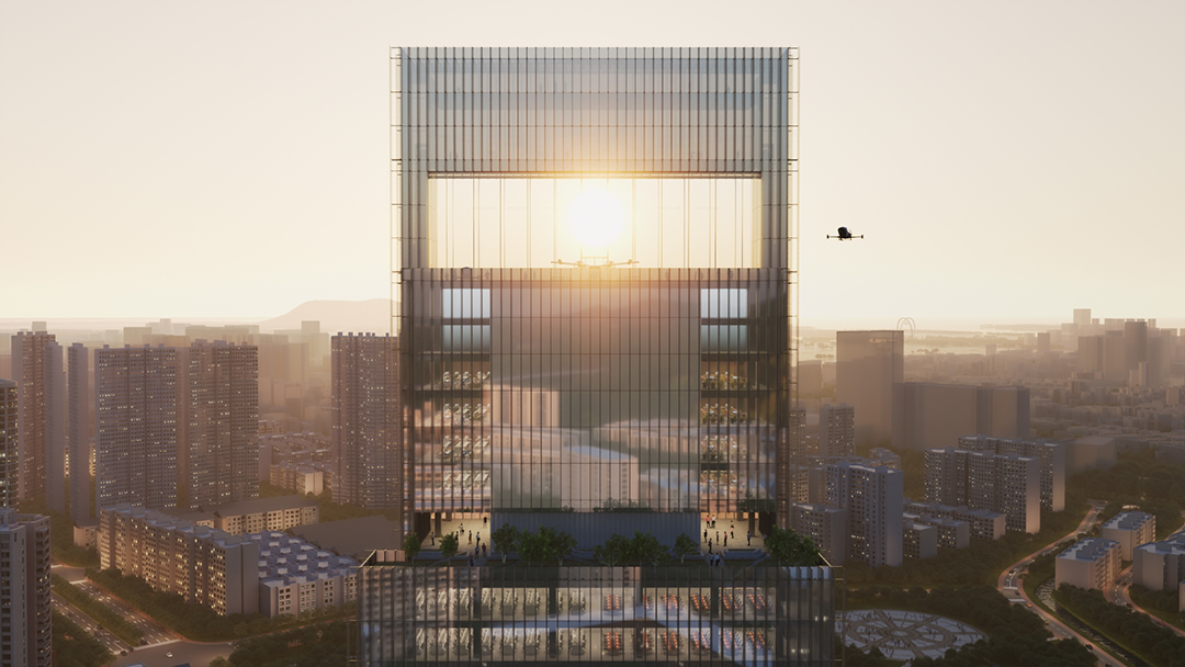 BIM建筑|中标候选方案：深圳宝安客运中心“工业上楼”项目 / SOPA祚诚建筑