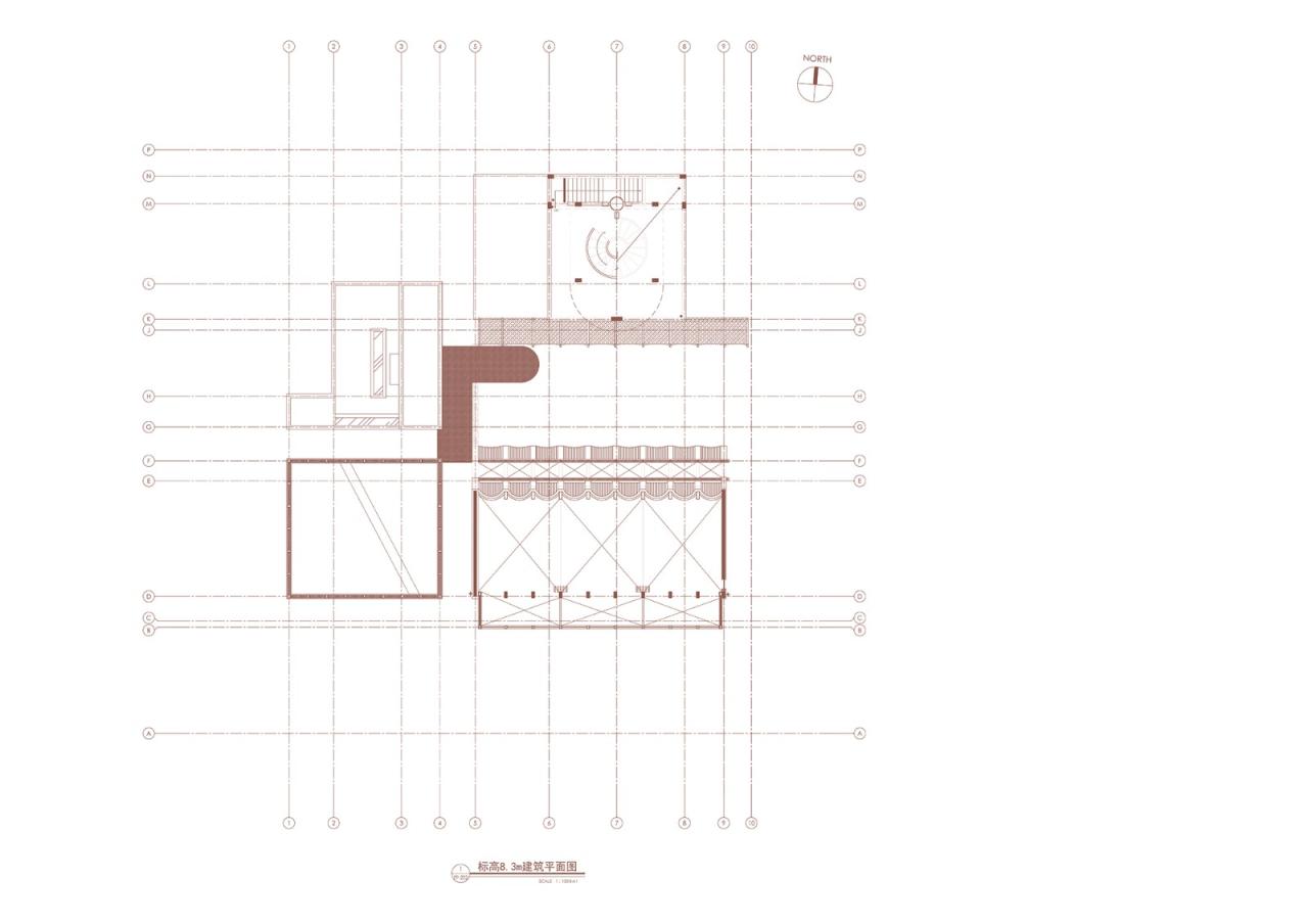 BIM建筑|桐乡濮院红旗漾杉林部落共享餐厅 / 上海严旸建筑设计工作室