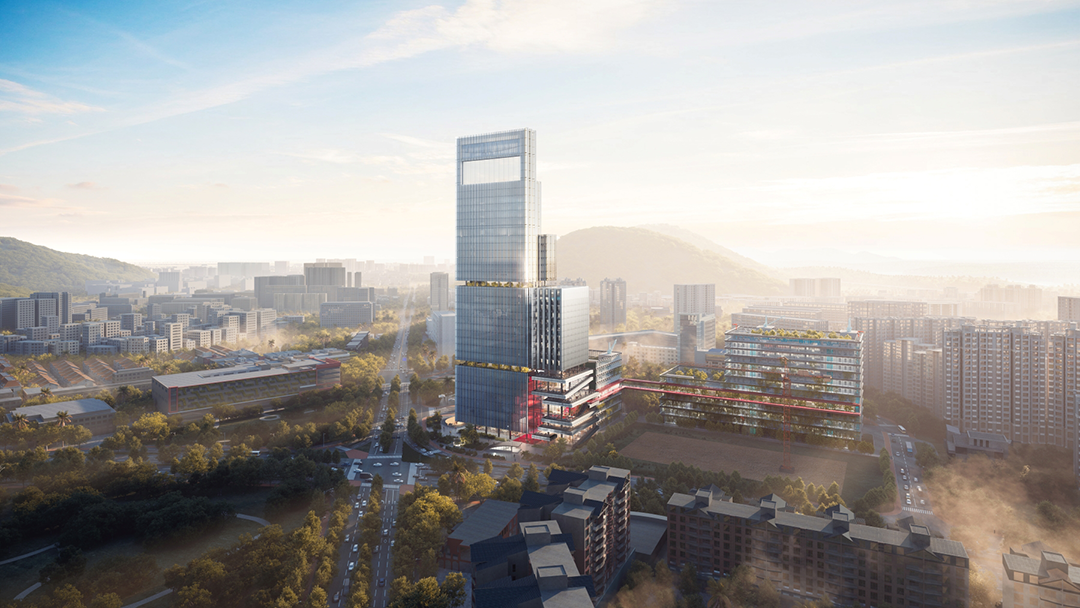 BIM建筑|中标候选方案：深圳宝安客运中心“工业上楼”项目 / SOPA祚诚建筑