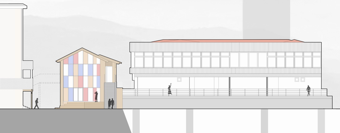 BIM建筑|康县新人字桥及周边商业街更新设计 / 三文建筑 何崴工作室