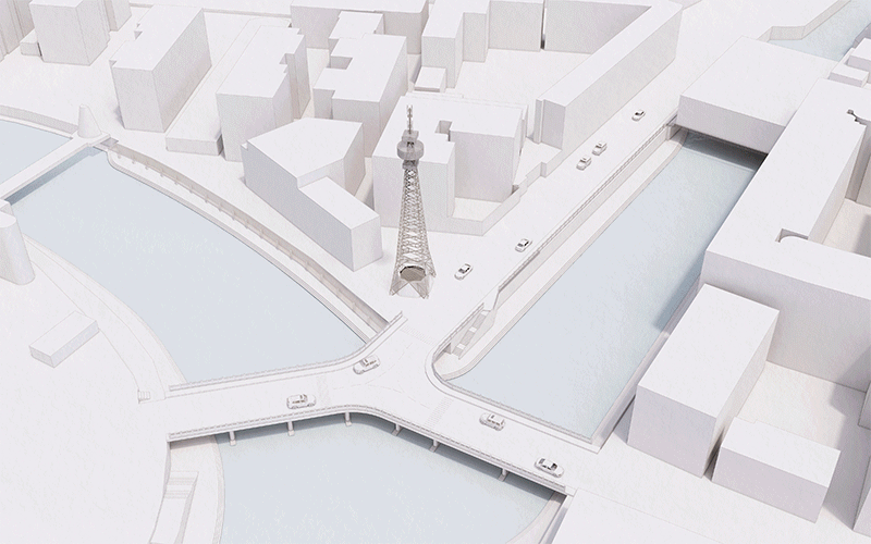 BIM建筑|康县新人字桥及周边商业街更新设计 / 三文建筑 何崴工作室