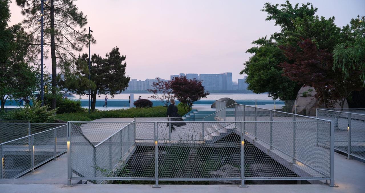 BIM建筑|杭州滨江公共空间·涧石驿与停云驿 / 同济原作设计工作室