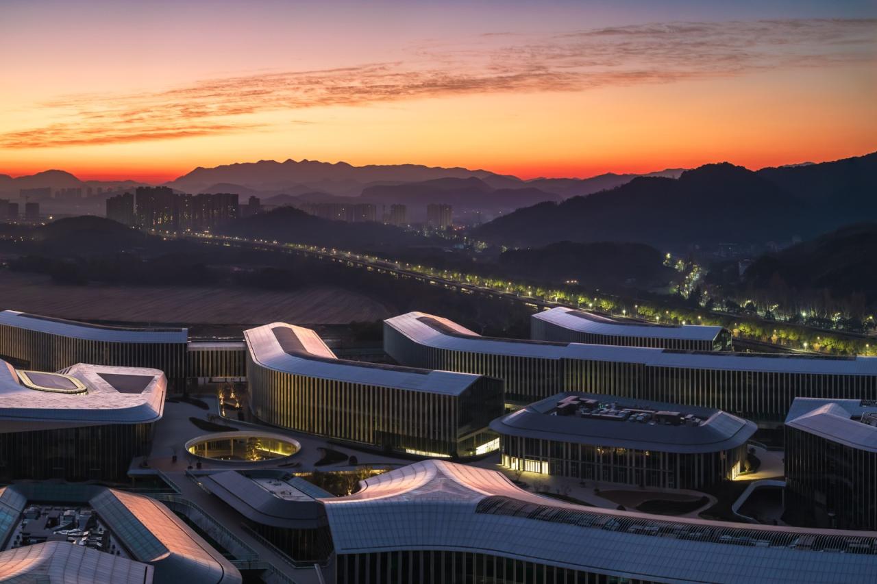 BIM建筑|阿里巴巴达摩院南湖园区 / Aedas