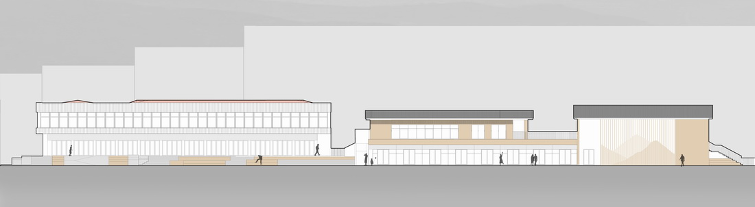 BIM建筑|康县新人字桥及周边商业街更新设计 / 三文建筑 何崴工作室