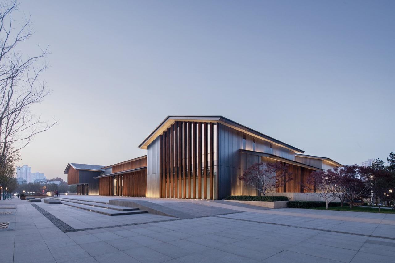 BIM建筑|安仁坊遗址展示厅与安仁驿馆 / 上海秉仁建筑师事务所