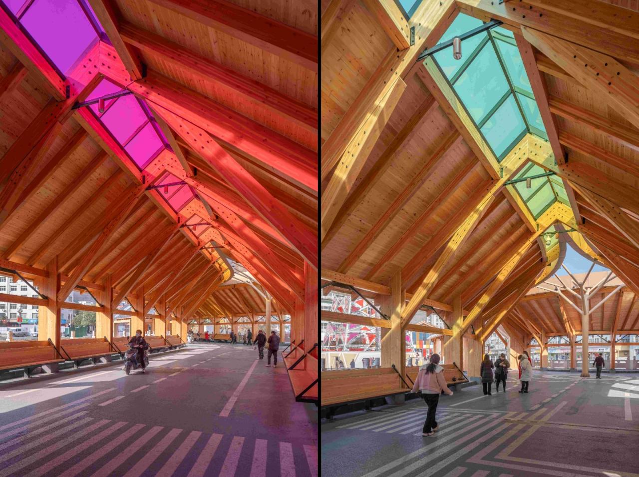 BIM建筑|康县新人字桥及周边商业街更新设计 / 三文建筑 何崴工作室