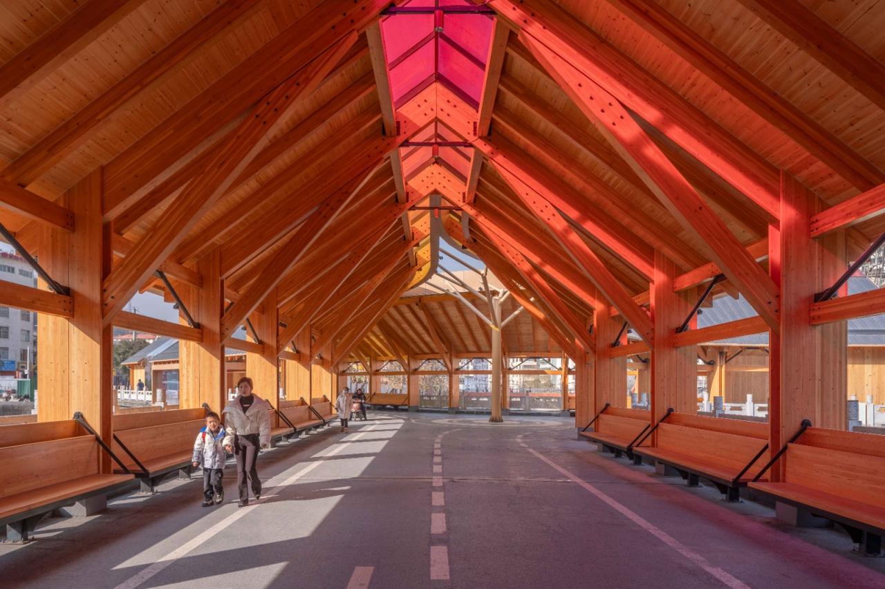 BIM建筑|康县新人字桥及周边商业街更新设计 / 三文建筑 何崴工作室