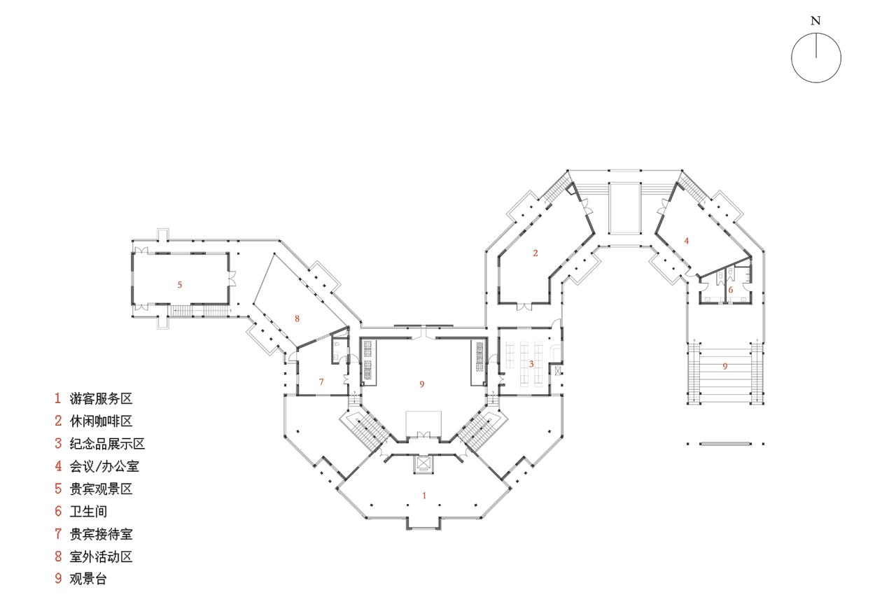 BIM建筑|龙形建筑：康县全域旅游游客集散中心 / 共生建筑Farmerson Architects