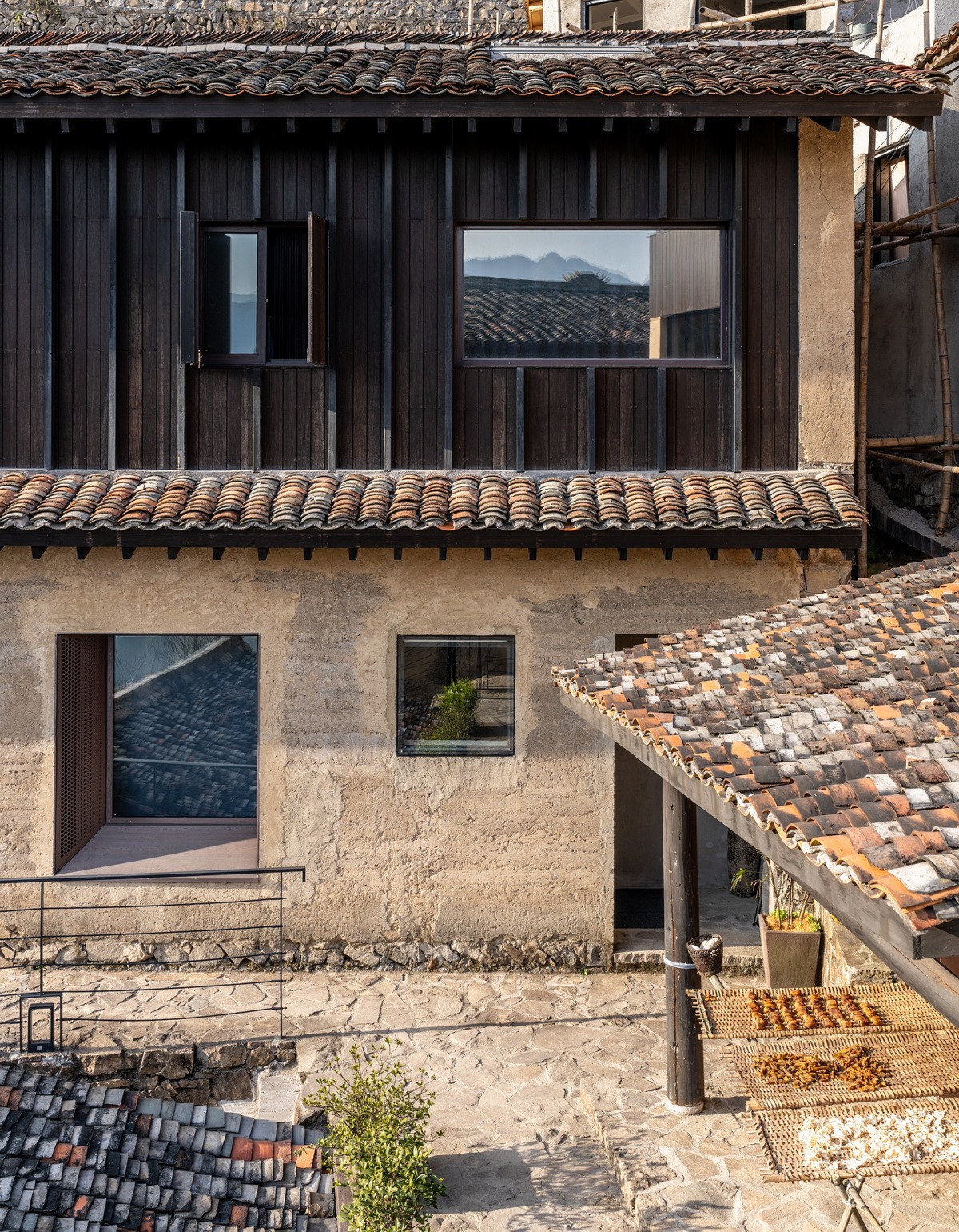 BIM建筑|崖居古村的新生：松阳•飞蔦集二期 / 孟凡浩-line+建筑事务所