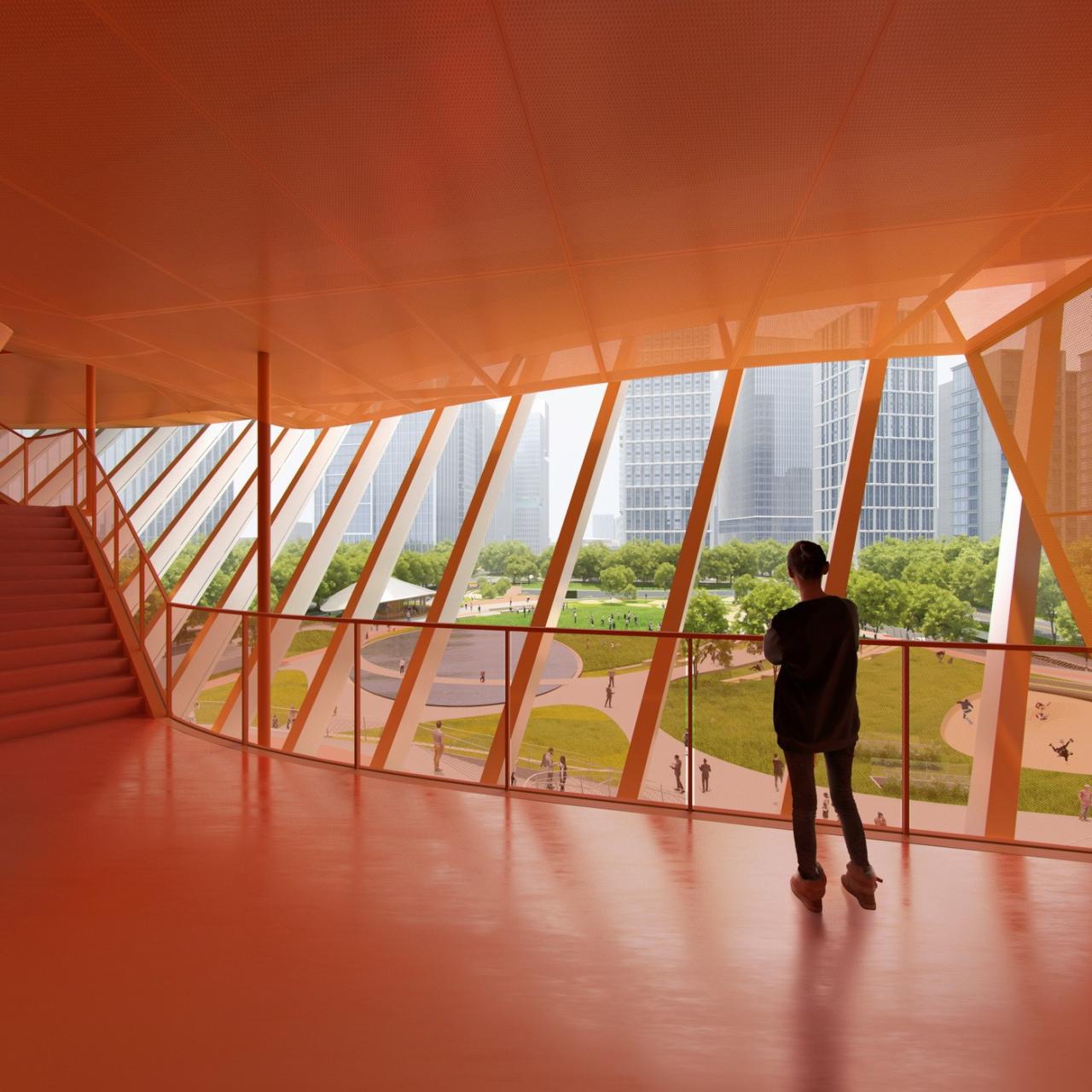 BIM建筑|云朵体育中心 / MAD马岩松石家庄新作