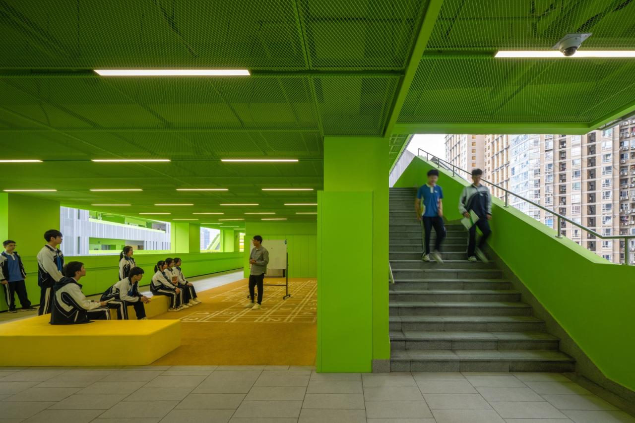 BIM建筑|福田中学校园设计 / reMIX 临界工作室