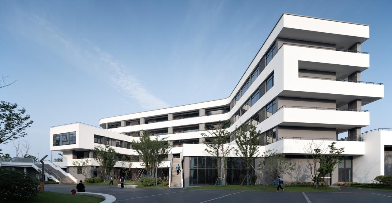 BIM建筑|绍兴艺术学校改扩建工程 / 浙江大学建筑设计研究院