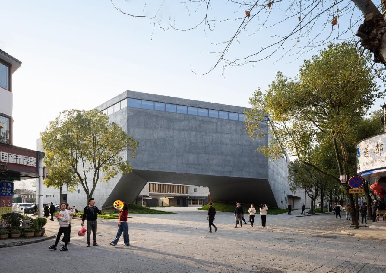 BIM建筑|丽水最大艺术综合体：古堰画乡艺术中心 / 孟凡浩-line+建筑事务所