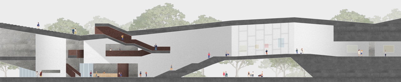 BIM建筑|丽水最大艺术综合体：古堰画乡艺术中心 / 孟凡浩-line+建筑事务所