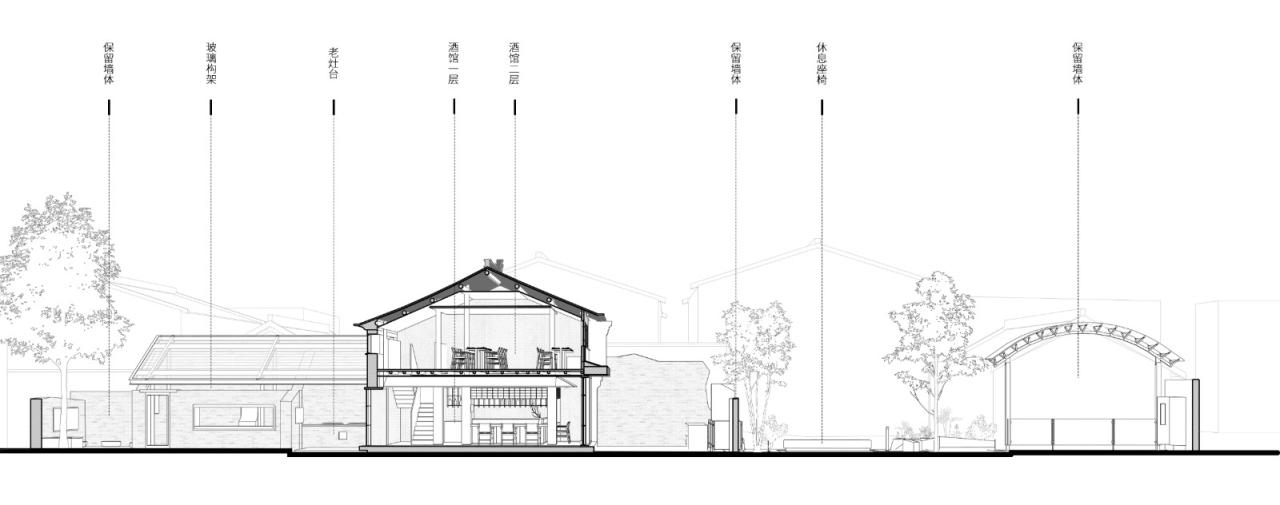 BIM建筑|焦溪是家小院，常州 / 平介设计