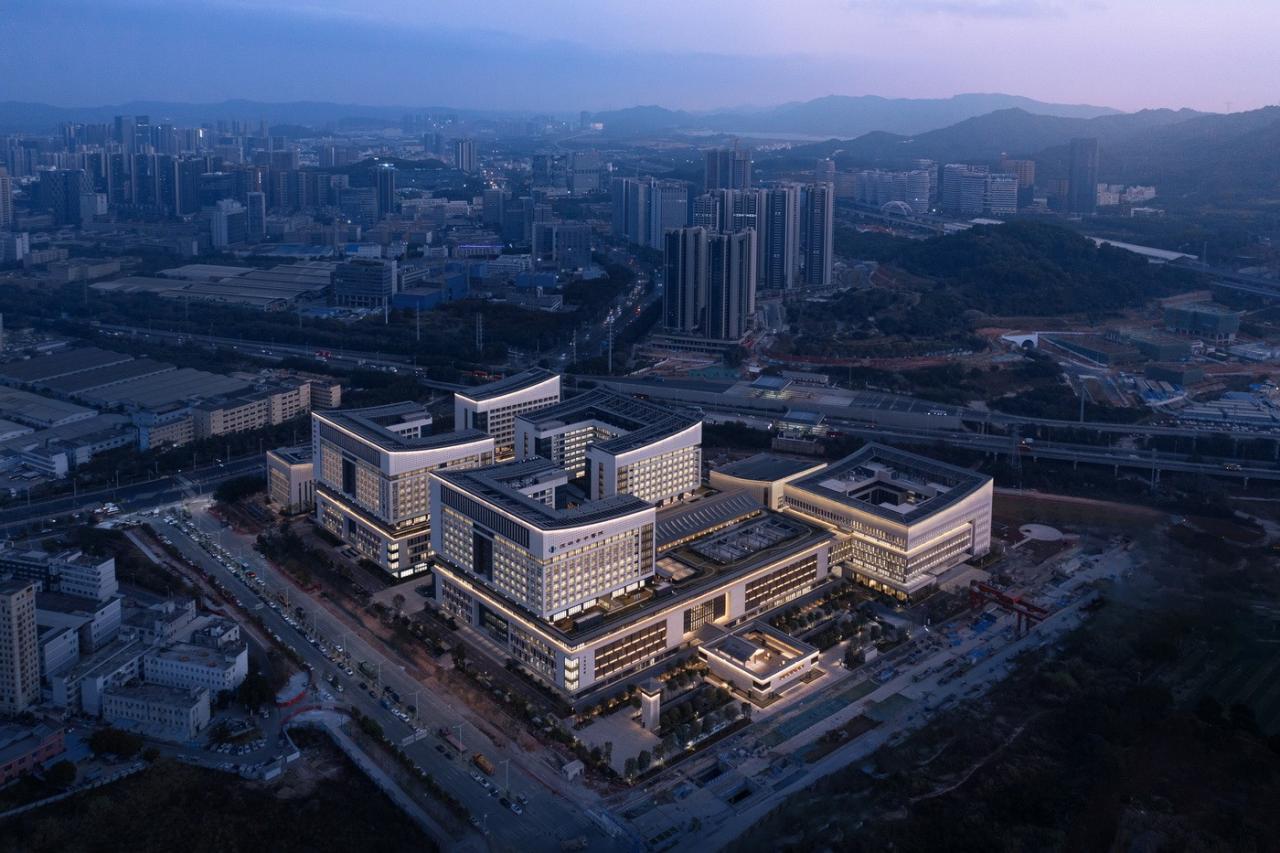 BIM建筑|深圳市中医院光明院区 / 孟建民团队