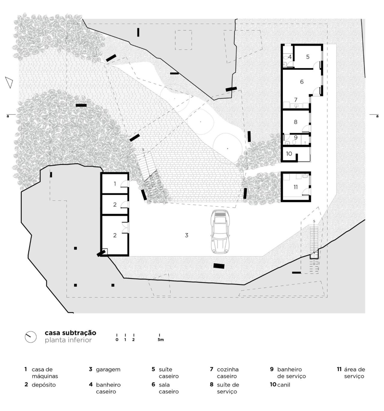 BIM建筑|减法屋 / FGMF