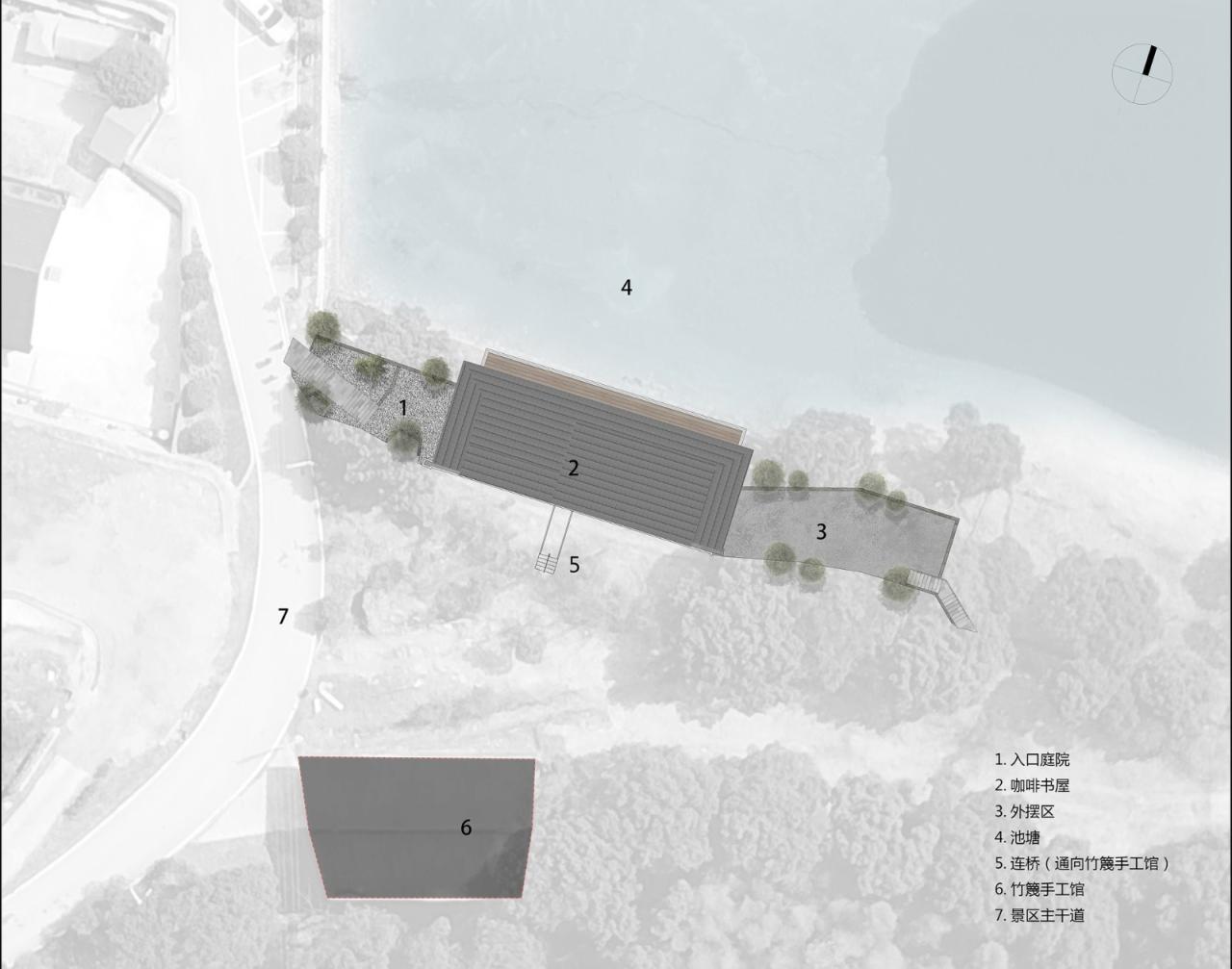 BIM建筑|大沙里乡村咖啡书屋 / 之行建筑