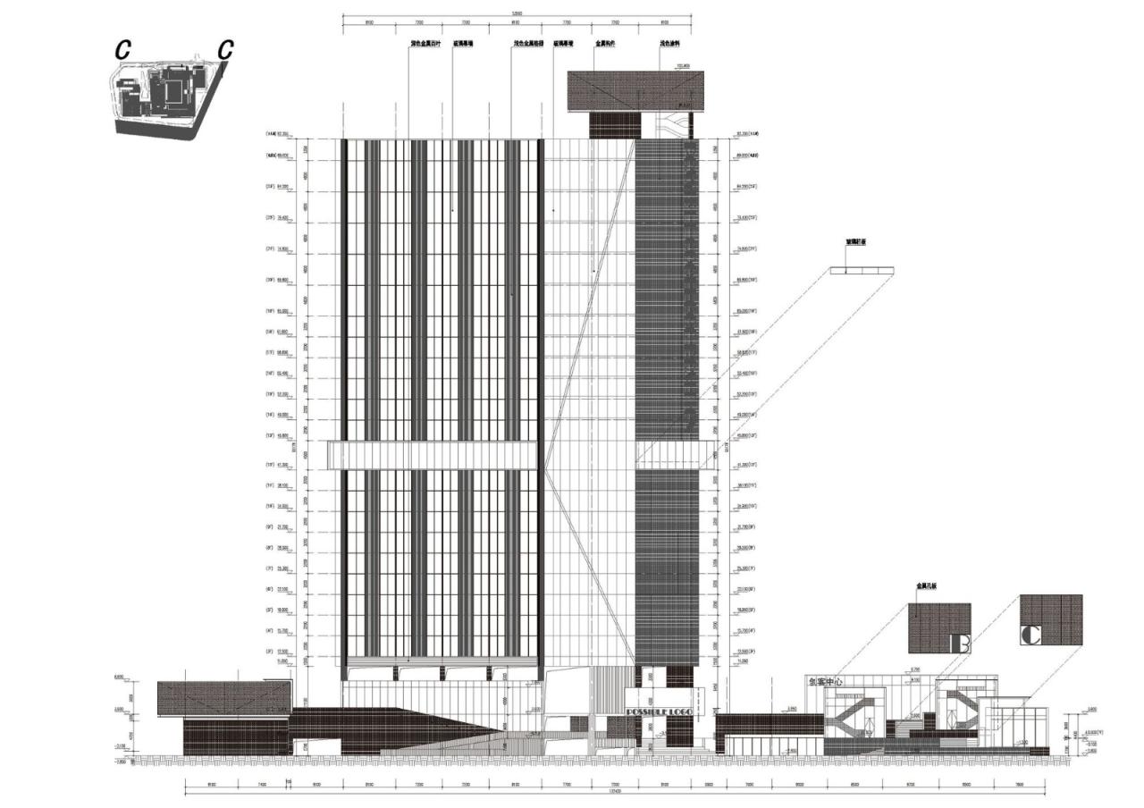 BIM建筑|宁波北仑青创大厦 / DC Alliance