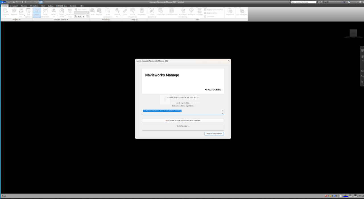 Navisworks Manage2025安装包(安装激活++注册机)含密钥、激活码安装教程