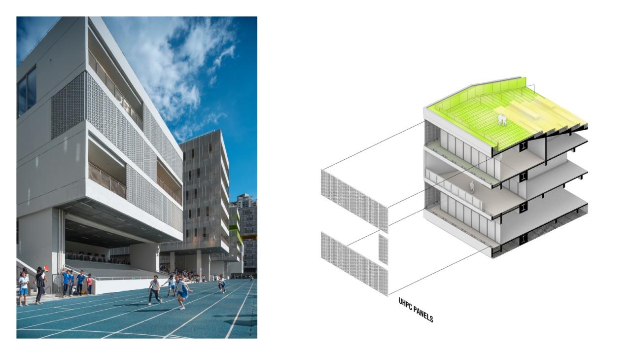 BIM建筑|福田中学校园设计 / reMIX 临界工作室